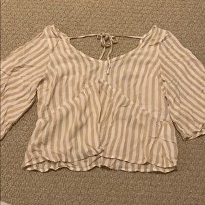 Hollister striped top